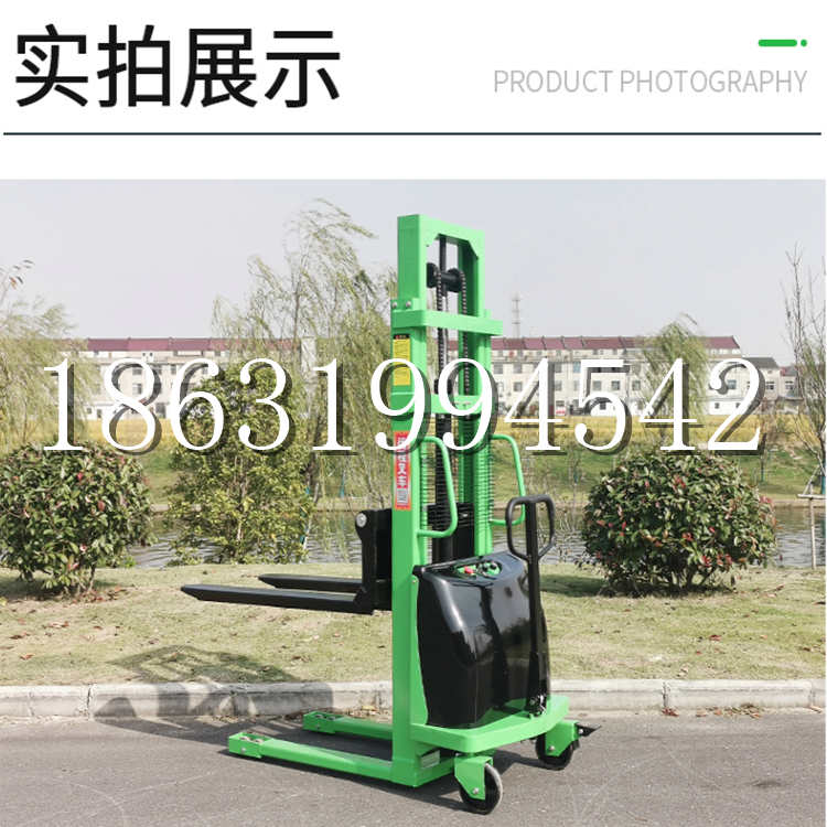 长寿区电动叉车堆高车液压铲车电瓶1吨2吨站驾步行式小型全自动叉车